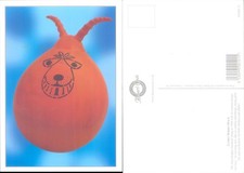 Spacehopper with cartoon face Robert Opie Collection Toys Games Art