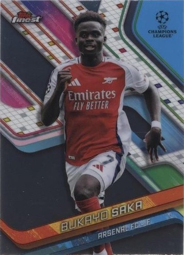 2024-25 Futera Unique Arsenal Base Black #20 Bukayo Saka 04/05 | eBay