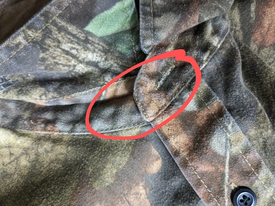 Redhead Camo Shirt Mens 3XL Bass Pro Shops Long Sleeve Hunting Advantage Timber - Image 3 of 4