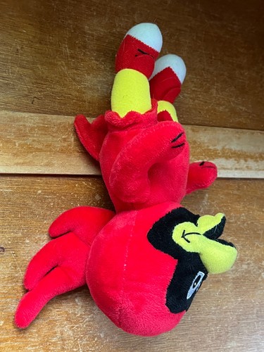 Red Plush Cutsy St. Louis Cardinal Bird Stuffed Animal - 8.5 inches high x 4.5 x - Picture 8 of 8