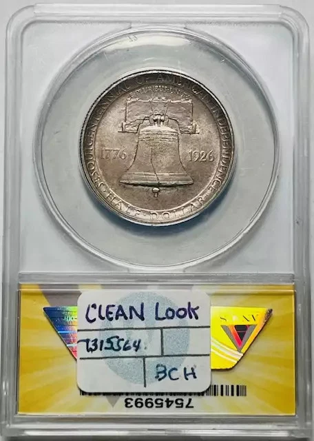 1926 Commemorative Sesquicentennial of American Independence ANACS MS-63  - Image 2 of 2