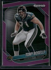 2025 Panini Prizm Black #72 Tony Boselli Prizms Purple #/99