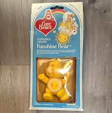 Kenner Care Bears Funshine Bear Poseable Plastic Figurine Yellow MPN 60380