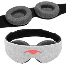 Manta Original Sleep Mask Maximum Blackout Sleep Mask for Deep Sleep, Adjust...