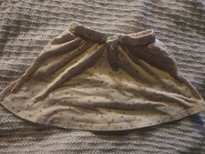 Cat & Jack Girls Skort Size 4T Pink Heart Print Elastic Waist Bow