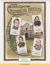 2008 Topps Allen & Ginter's William B Travis James Bowie Davy Crockett READ 9ca