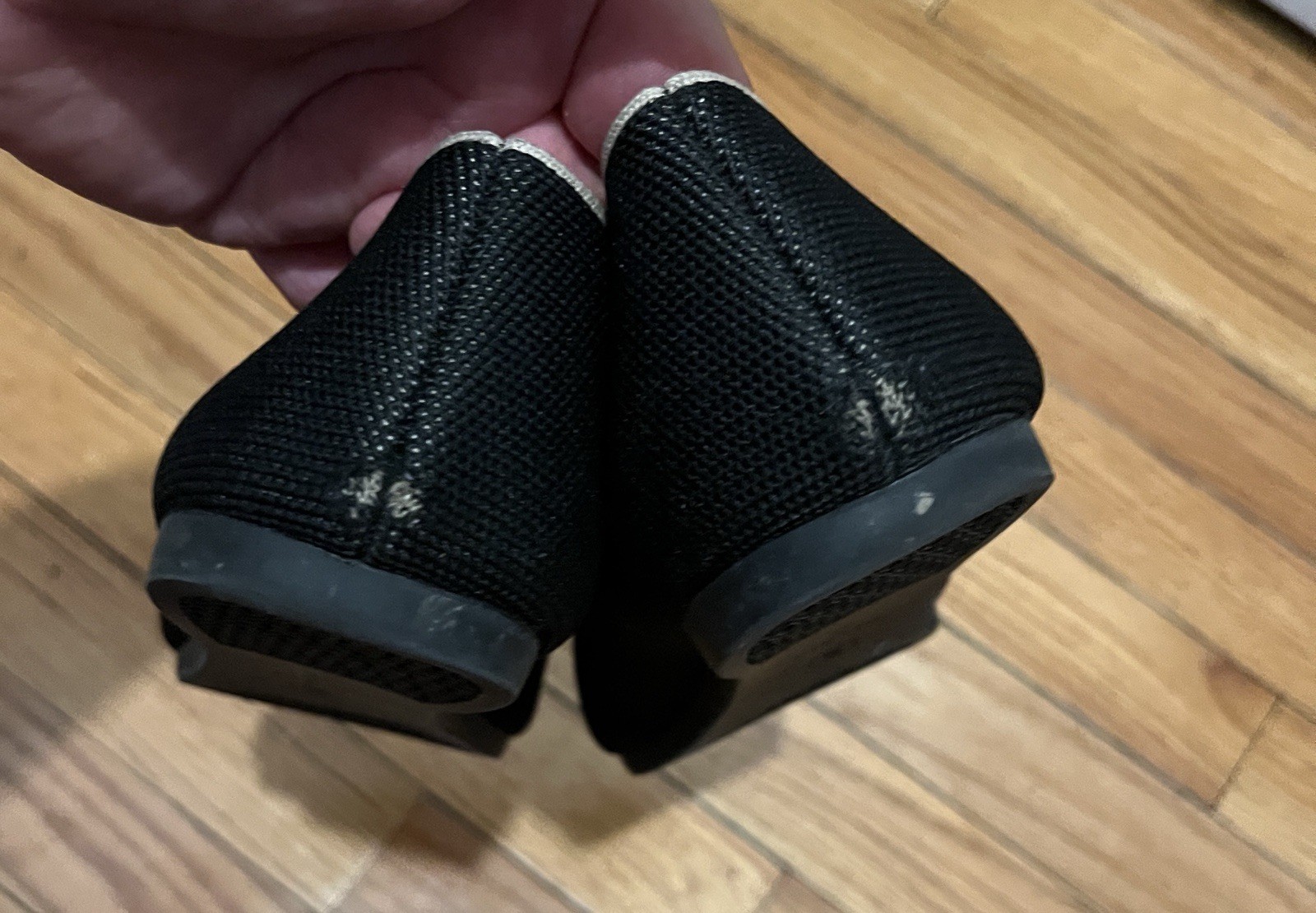 Vivaia Adele Pointed-Toe Patterned Flat Black Ebo… - image 12