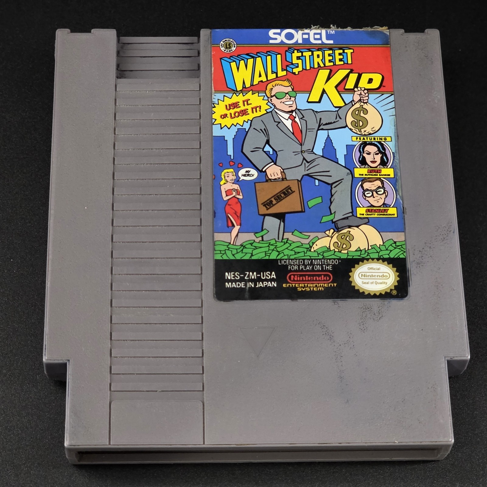 Wall Street Kid (Nintendo Entertainment System, NES, 1990) game 