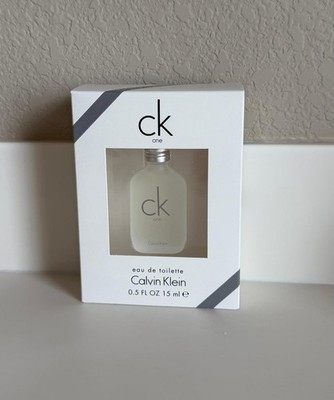 Calvin Klein CK One 0.5 oz 15ml Mini EDT Splash Unisex Travel Size Authentic NIB