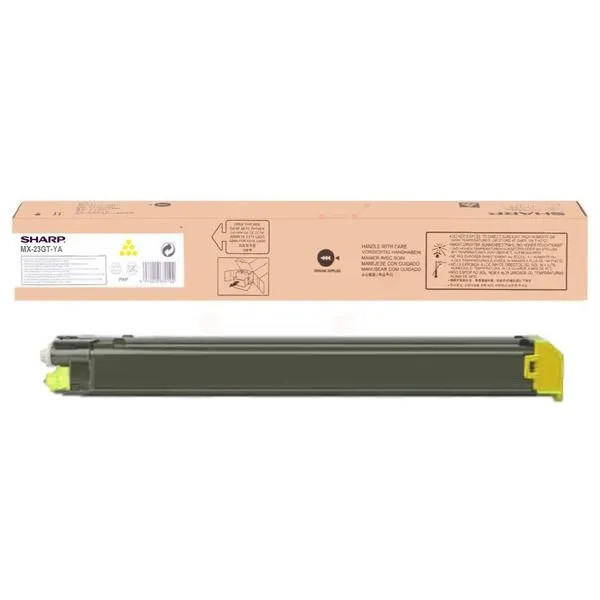 Toner Sharp MX-23GT-YA jaune original pour imprimante laser de bureau
