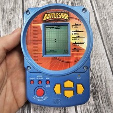 Vintage Hasbro Battleship Electronic Handheld LCD Game 2002 Blue Tested Works