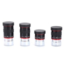 Ultra Wide Angle Long Eye Eyepiece Kit, 1.25 Inches 68 6 and 9 and 15 and 20...