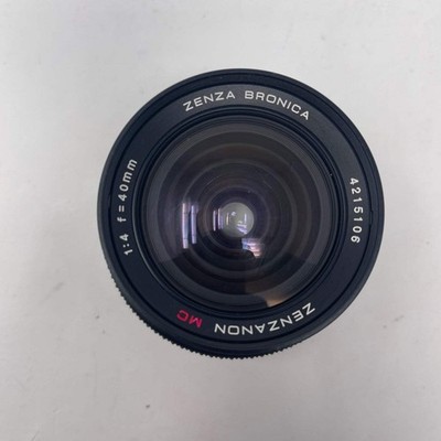 Zenza Bronica Zenzanon MC 40mm f/4 Bronica ETR Mount Manual Lens