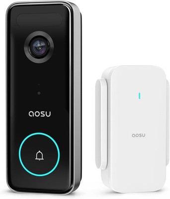 AOSU Türklingel mit Kamera 3K Video Türklingel, HD 5MP , K.I.