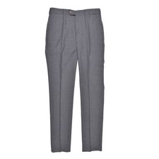 PANTALONES DE VESTIR BRUNELLO CUCINELLI PARA HOMBRE 100 % LANA VIRGEN CORTE ITALIANO NUEVOS CON ETIQUETAS PRECIO DE VENTA SUGERIDO POR EL FABRICANTE $875