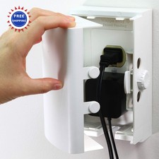 Outlet Cover Box Baby Proofing 1 Pack Dual Lock Patented Better