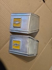 1973-1977 Chevrolet C-10 Square Body Truck Cab Corner Emblem Trim Oem Lh Rh Set 1973-1977 Chevrolet C-10 Square Body Truck Cab Corner Emblem Trim Oem Lh Rh Set