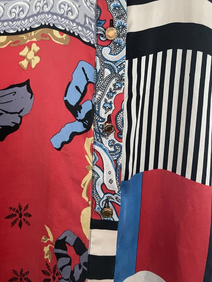 Винтажная блузка на пуговицах Juicy Couture 100% шелк Y2K - Изображение 2 из 4