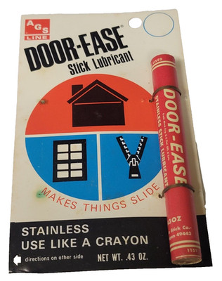 AGS DE-2 Door-Ease Stick Lubricant - Makes Things Slide - NOS