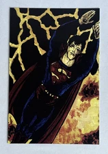 Superman Comic Art  by Jennison 4 x 6  Giclée Print 4 x 6 Hand Signed