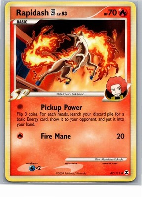 Rapidash E4 Uncommon Rising Rivals 47/111 NM