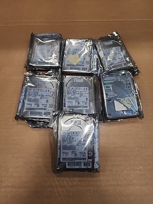 7X IBM WD HARD DRIVE DMCA-21080 46H6829 1GB DRIVE 46H6066 39H2221 PARTS LOT