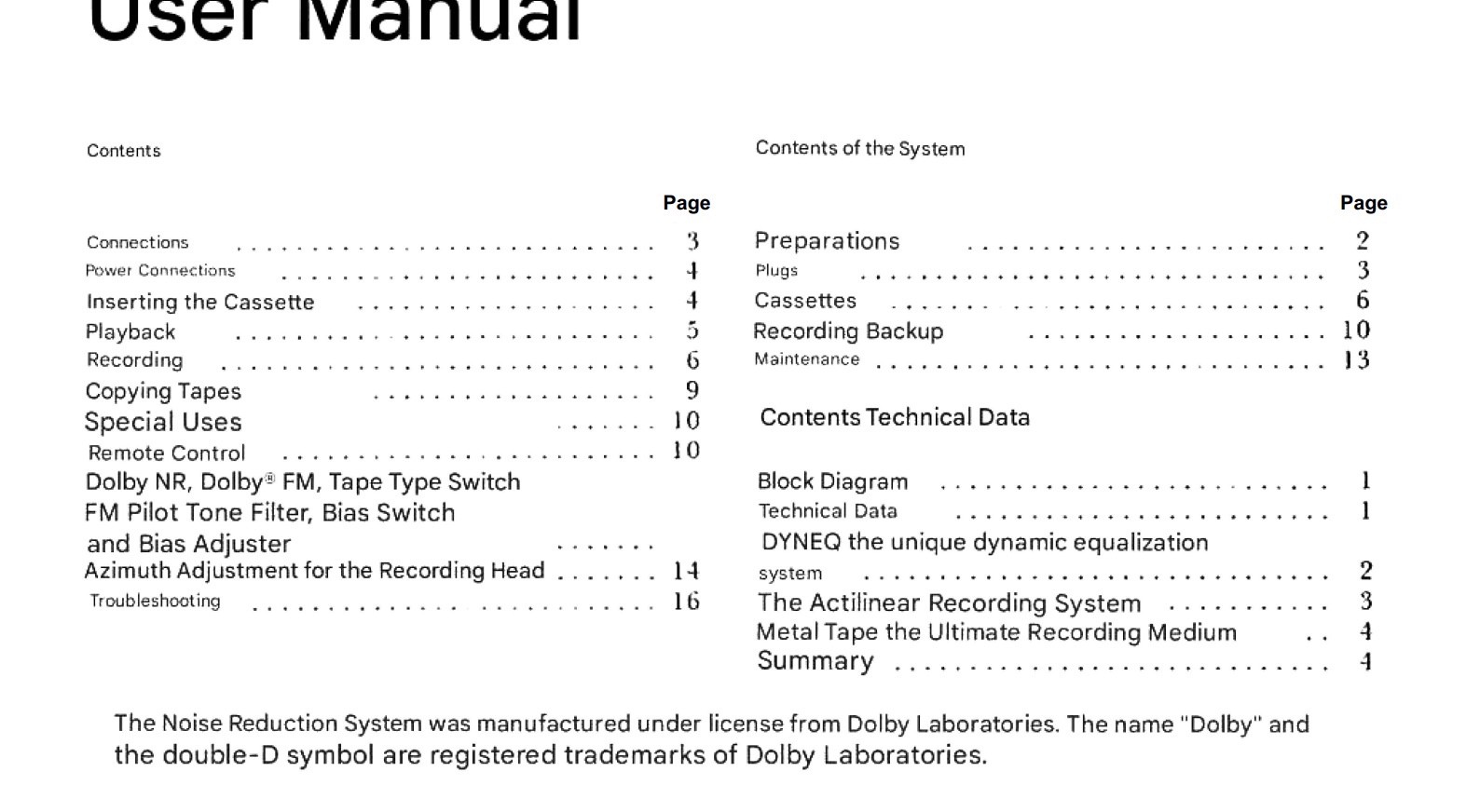 Tandberg TCD 440A USER MANUAL (Translated into English)