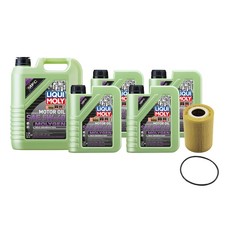9L Liqui Moly Molygen NewGen 5W40 Mann Engine Oil Change Kit for Porsche Cayenne