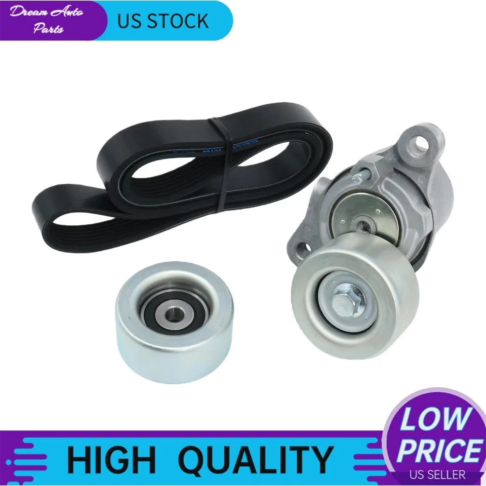 For Toyota Sienna Highlander ES350 RX350 3.5 Drive Belt Tensioner and Pulley Kit - Изображение 3 из 4