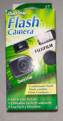 Fujifilm Quick Snap Flash Camera 27 Exposure 400 Speed Exp 2020-06
