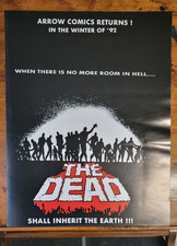 VERY RARE The Dead 1992 Arrow Comics Jason Moore Large Promo Poster Outlaw Comic
