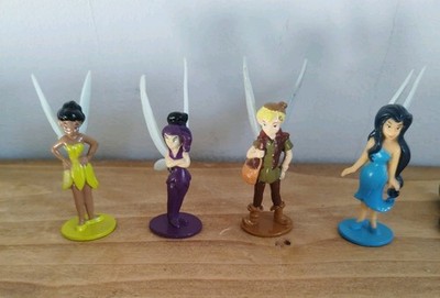 8 Disney Pixie Hollow Fairy Figuren - 4 Feen sind ok, 4 sind defekt