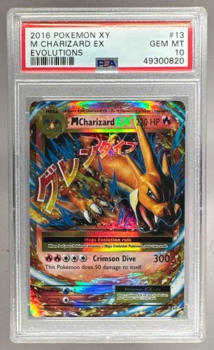 2016 Pokemon XY Evolutions 13 Mega M Charizard EX PSA 10 49300820