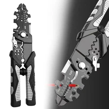 25-in-1 Multifunctional Wire Stripper Crimper Cable Cutter Pliers AN