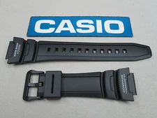 Genuine Casio Twin Sensor SGW-500H SGW-500H-1 watch band black resin rubber