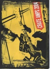 Crate Amps 2004 Catalog/Print Ad/Fold-out Sales Brochure/Poster-Amplifiers
