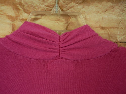 Cárdigan frontal abierto Laura Ashley suéter color rosa talla PM E-04 - Imagen 6 de 8