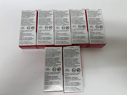 New Open 7 PC Legrand 5362-W Duplex Receptacle, 20A, 125V, Commercial Grade, Whi - Picture 2 of 7