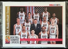 1992 NBA Hoops Basketball USA Dream Team Olympics Gold Foil Card Still Sealed
