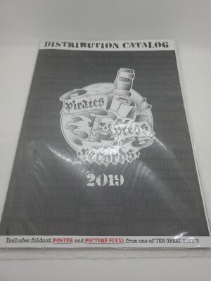 Pirates Press Records Distribution Catalog 2019 Fold Out Poster Picture Flexi