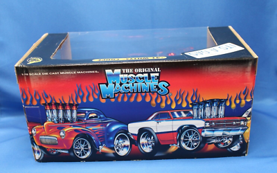 Muscle Machines 1:18 '41 Willys Coupe Red Diecast New In Box | eBay