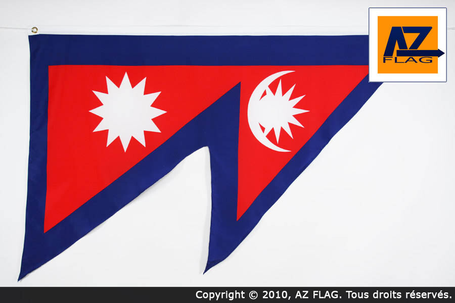 BANDIERA NEPAL 150x90cm - BANDIERA NEPALESE 90 x 150 cm - Nuova