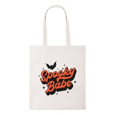 Spooky Babe Tasche Herbstlich Baumwolle Shopper Süß Halloween Neu