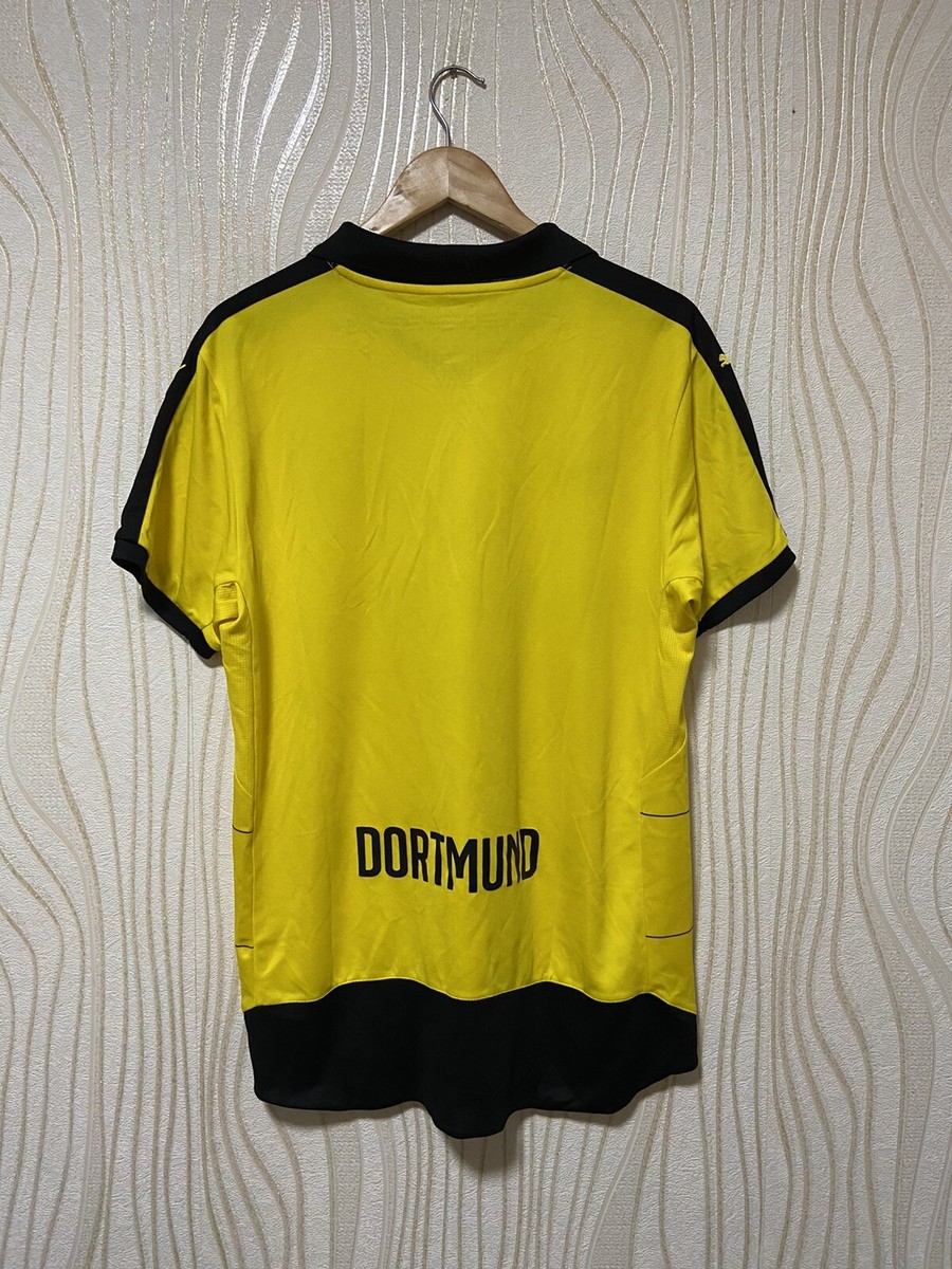 BORUSSIA DORTMUND 2015 2016 HOME FOOTBALL SHIRT SOCCER JERSEY PUMA