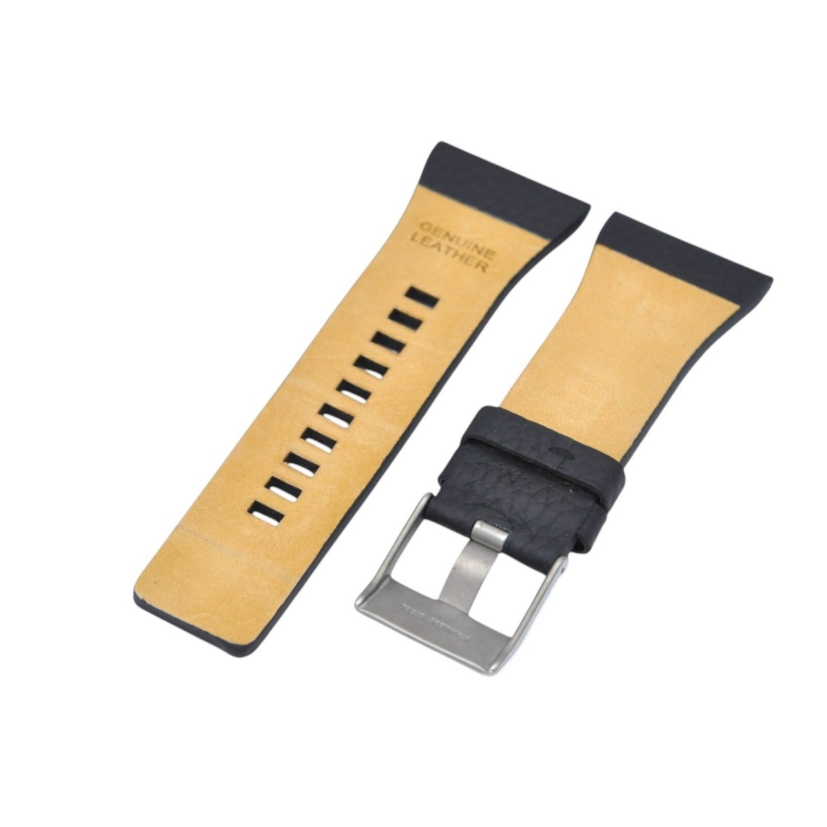 DZ1541 32mm Black Leather Watch Strap For Diesel | eBay