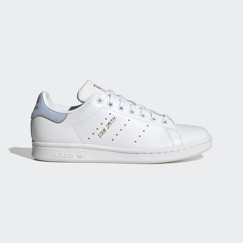 Кроссовки Adidas Stan Smith W White Blue Dawn Gold Metallic HQ6642 женские 7-10