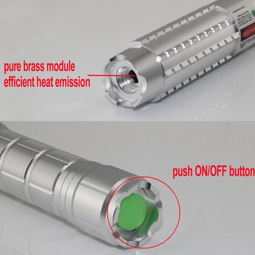 Halberd Head Green Laser Pointer Teaching-aid Laser Pen Laser Flashlight Torch - Picture 3 of 5