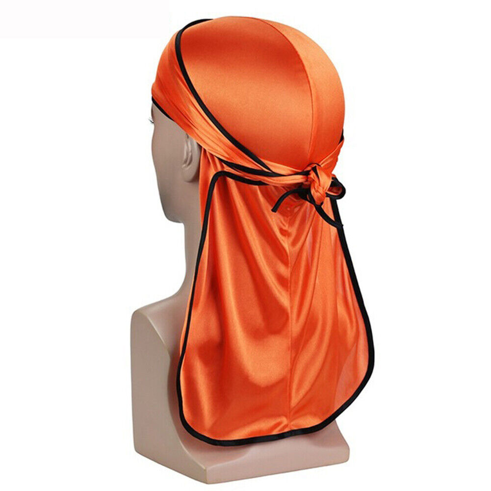 Bonnet Ondulé En Satin Durag Soyeux De Qualité Supérieure Pour Hommes Et #