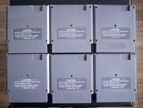 6 NES Games - Capcom Bundle Pack - DuckTales, Ghosts 'N Goblins, Etc. (Nintendo)