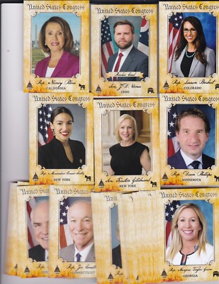 2024 Fascinating Cards 118th UNITED STATES  Congress TradingCard-YOU PICK #1-250